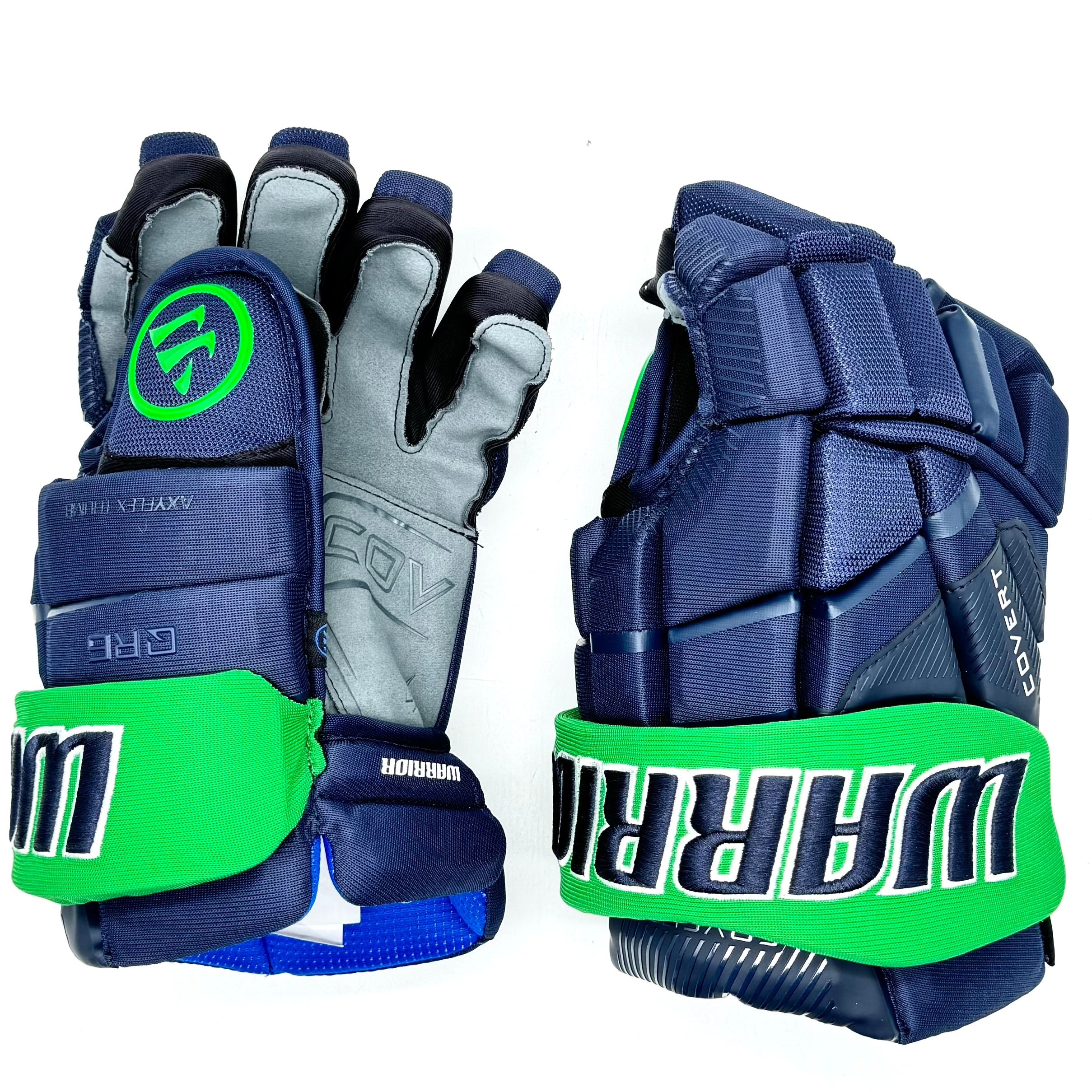 Warrior Covert QR6 - Gant d'équipe - Florida Everblades ECHL (bleu marine/vert)